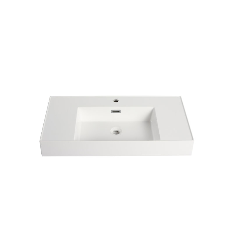 Bassin en résine pour meuble-lavabo