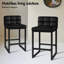 ALFORDSON 3x Bar Stool Padded Seat Breakfast Counter Dining Chair