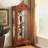 Maroon Solid Wood+Glass Display Cases