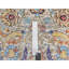 Tapis de couloir blanc en laine et en soie noué à la main 2 pi 7 po x 23 pi 10 po XL 452E2433CC3D4FC2951FE199B0AD7023