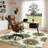 Vintage Style Area Rug, Colorful Floral Pattern, Machine Washable Non Slip, Indoor Decor for Living Room Bedroom Entryway Front Door Kitchen Balcony Apartment Cozy Home-129037048