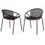 Ensemble de 2 chaises de salle à manger de patio-1952251155