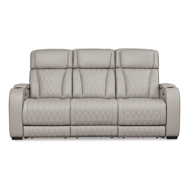 Canapé inclinable électrique Boyington, Gris