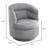 29" Wide Modern Soft Linen Swivel Barrel Chair With Lumbar Pillow-561304264