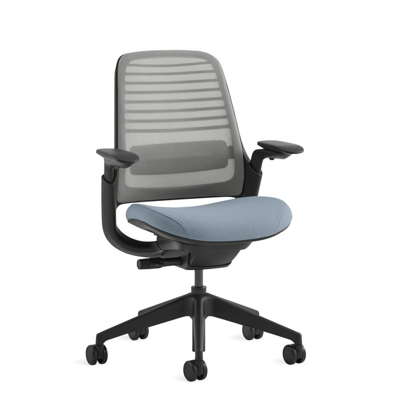 Steelcase Series 1 with CarbonNeutral Product Certification, Gray, Blue, Carpet