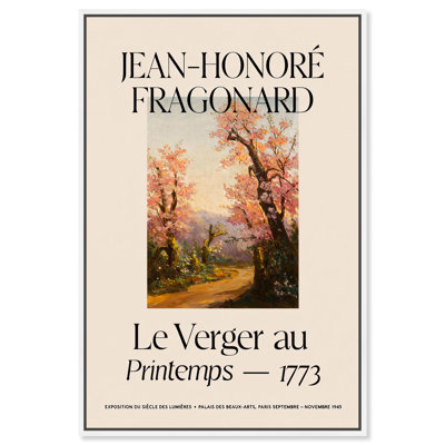 Springtime in Art Canvas Vintage Art Poster by Art Remedy