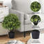 Topiaire Guttenberg en faux buis en pot