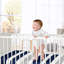 Drap-housse pour lit de bébé à rayures-15392642