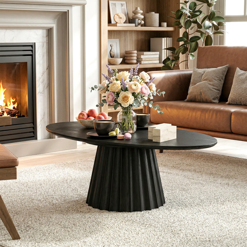 Table basse 51 po, Noir