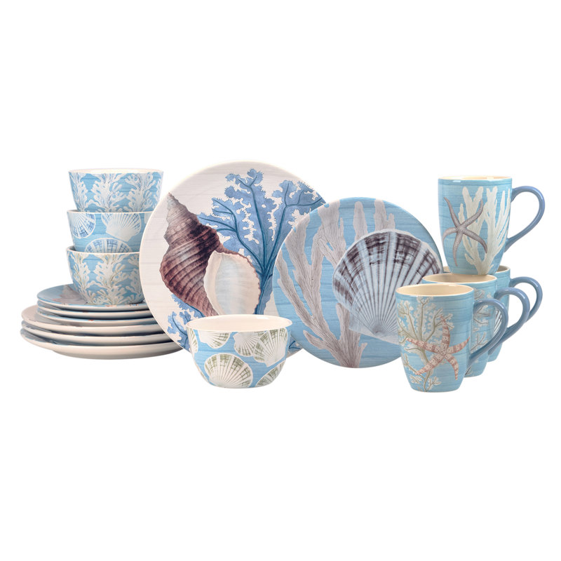 Service de vaisselle 16 pièces Beyond the Shore pour 4