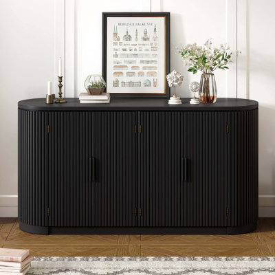 Storage Cabinet With Metal Handles