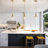 Junathean 1-Light Hand-Blown Petal Glass Floral Hanging Pendant Light-1338970949
