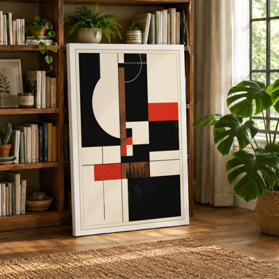 Composition Geometric - Wrapped Canvas