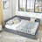 Queen Size Storage Upholstered Tufted Bed Frame-550283480