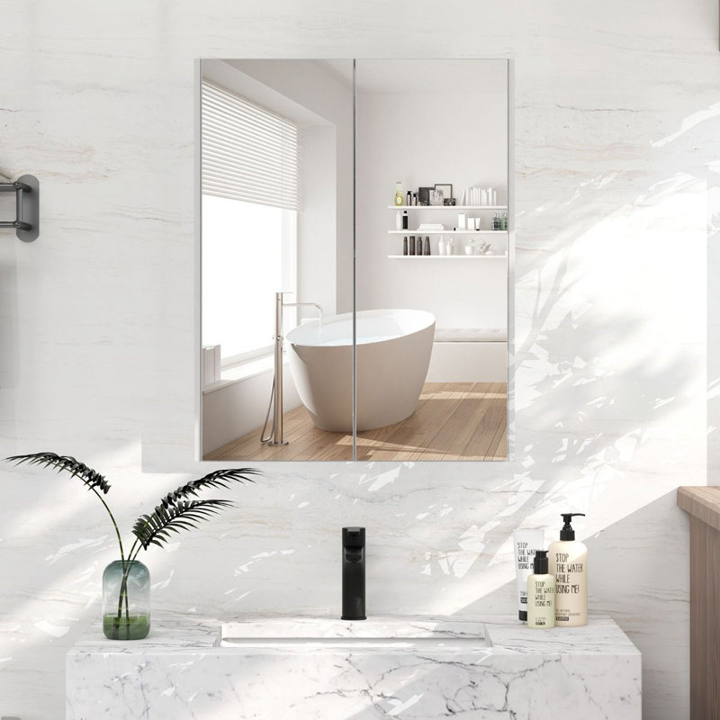 Mirrored Bathroom Cabinets