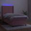 Keyan Velvet Bed with Mattress-1704318341-1704318386