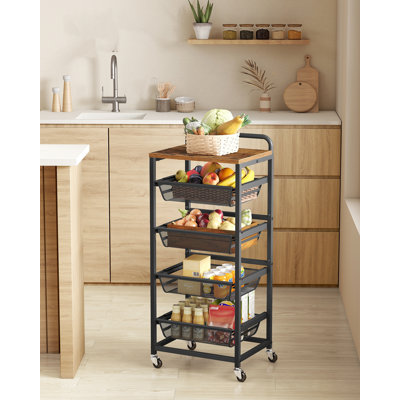 95cm H x 40cm W Utility Cart with Wheels