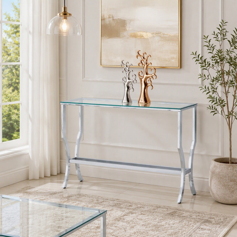 Console chromée
