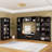 94.5" W Entertainment Center & 2 Display Cabinet For Tvs Up To 70"