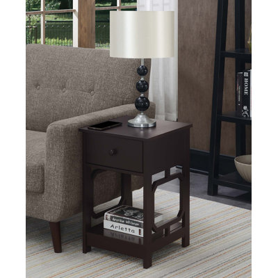 Table de bout avec rangement Gerde