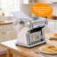 Electric Pasta Maker, 110V Stainless Steel Dough Roller With 2.5Mm Single Round Noodle Blade, 8-Gear Thickness Adjustable