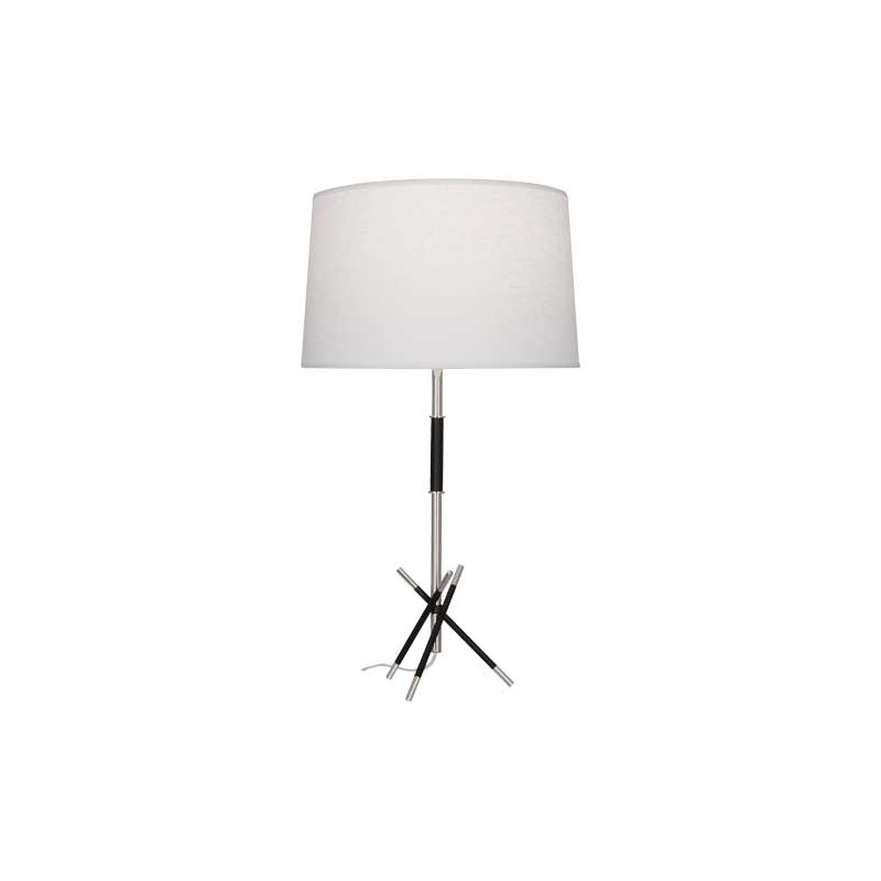 Thatcher Table Lamp, Polished Nickel Accents