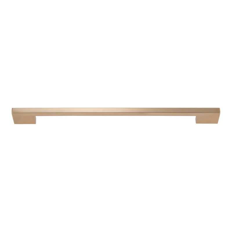Thin Square 11 5/16" Center to Center Bar pull, 11 5/16", Champagne