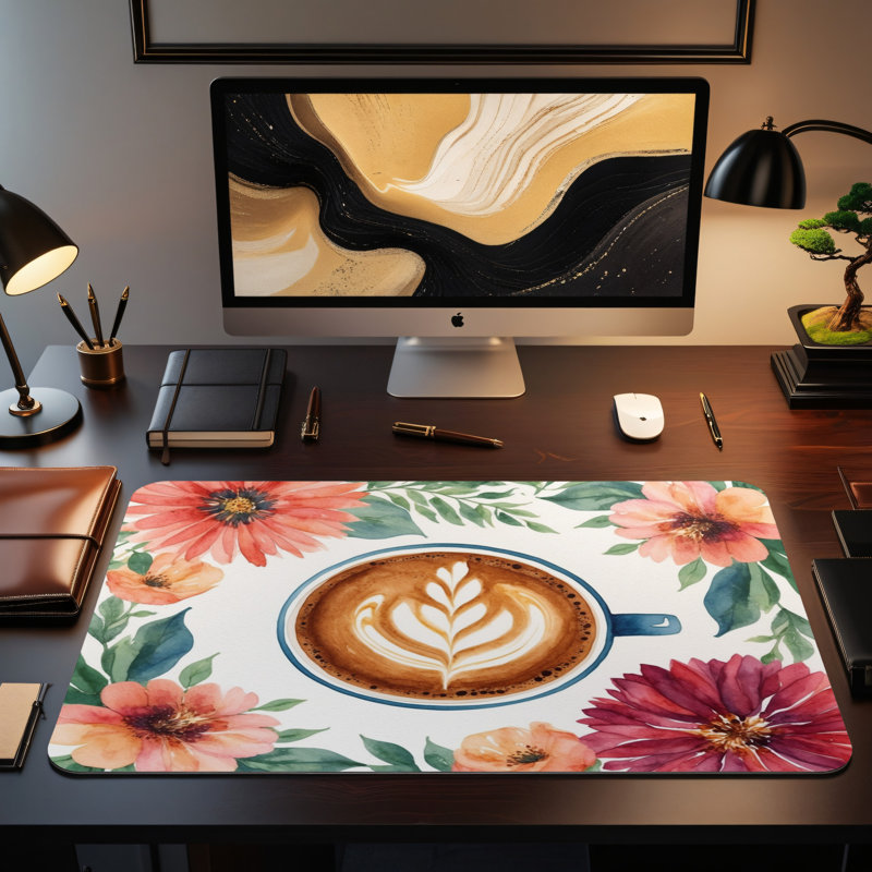 Polyester Desk Pad, 14.4x12.1