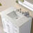 Luken 36" Single Vanity - White