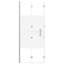 Bralan 1400mm H Folding / Bi-Fold Semi-Frameless Tub Door with Clear Glass-1344009660