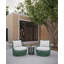 Olympus Swivel Club Chair Hunter + Arctic Cushion