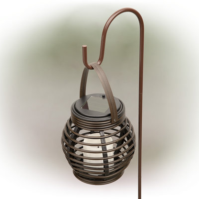 Alberto 33'' Solar Powered Outdoor Lantern