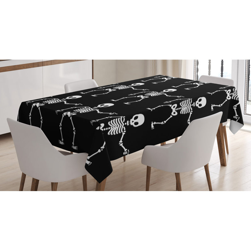 Geometric Halloween Tablecloth, 90" x 60"
