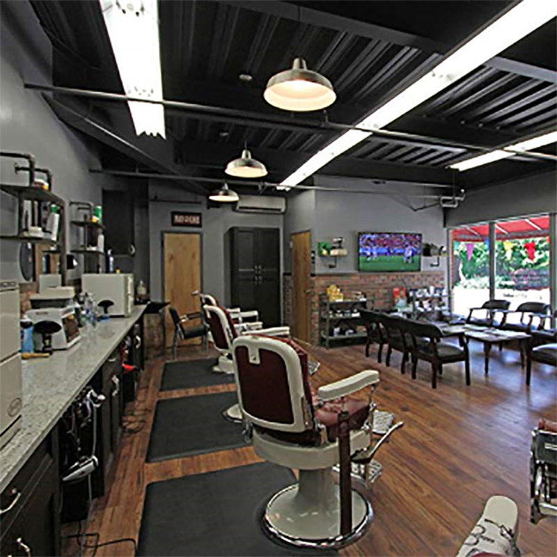 Black PVC Anti-Fatigue Salon Floor Mat with Slip Resistant Surface