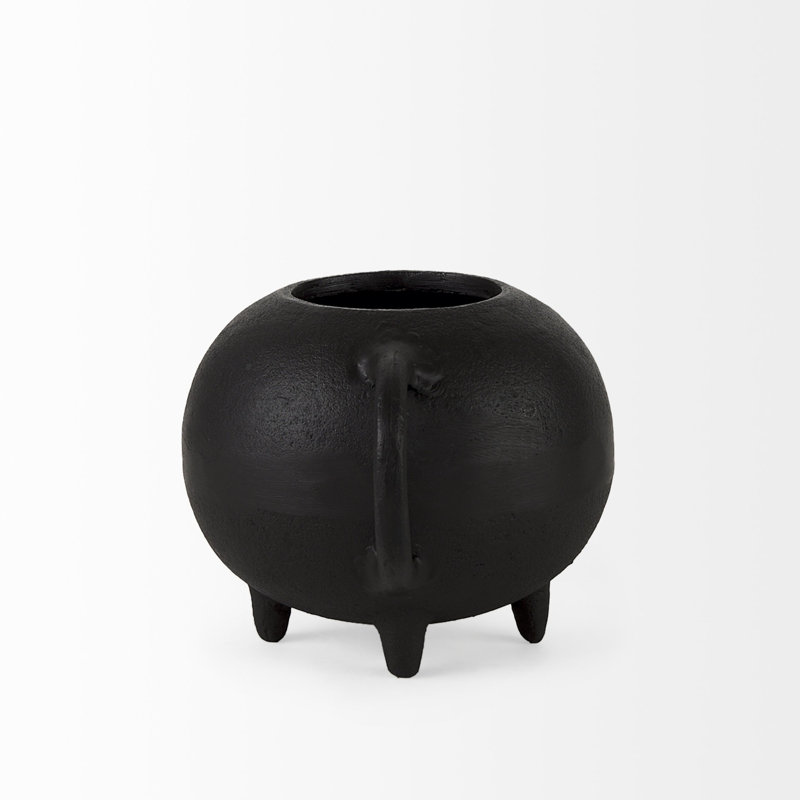 Bol d'inspiration italienne en métal noir mat