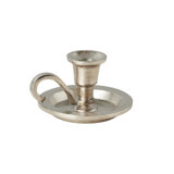 Chamberstick Candle Holder - Silver