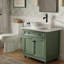 Robinet de salle de bains monotrou avec ensemble de drainage-65622379