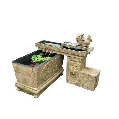 47.24"Creative decorative water feature for the garden