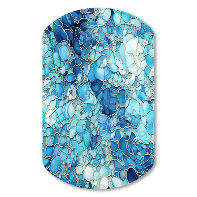 Landenne - Floral Metal Art In Irregular Shape