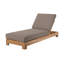 2 Pacific Teak Outdoor Chaise Loungers-1215461699