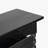 Isabel Spindle 2-Drawer Black Console Table