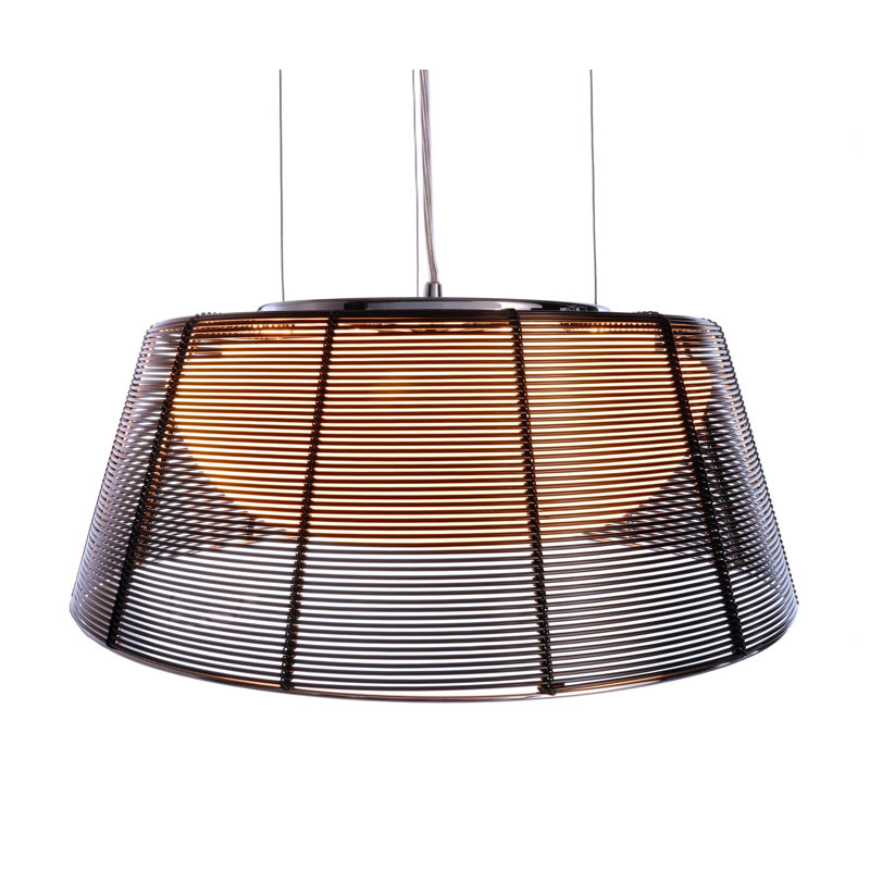 3 - Light Dome Pendant, Black, Black