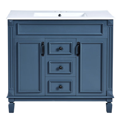 36'' Bathroom Vanity With Top Sink