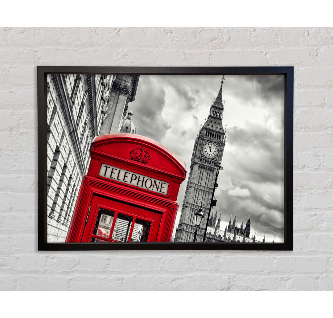 Skies Over Big Ben - Einzelbildrahmen Kunstdrucke auf Leinwand