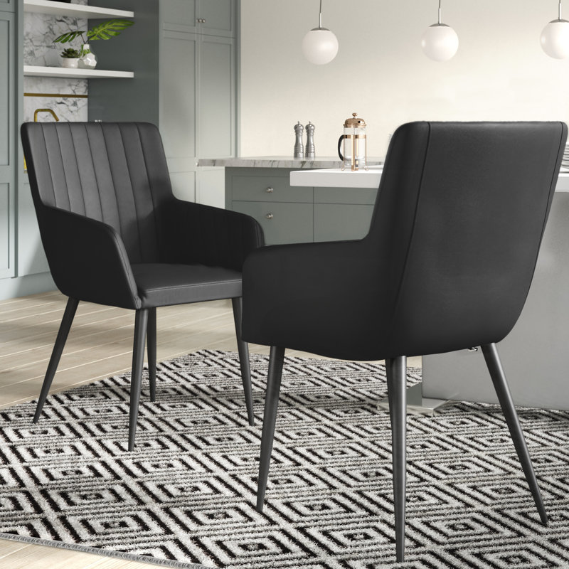 Nemeth 45cm H Polyurethane Upholstered Armchair
