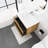 36'' Single Bathroom Vanity with Resin Top-494276973