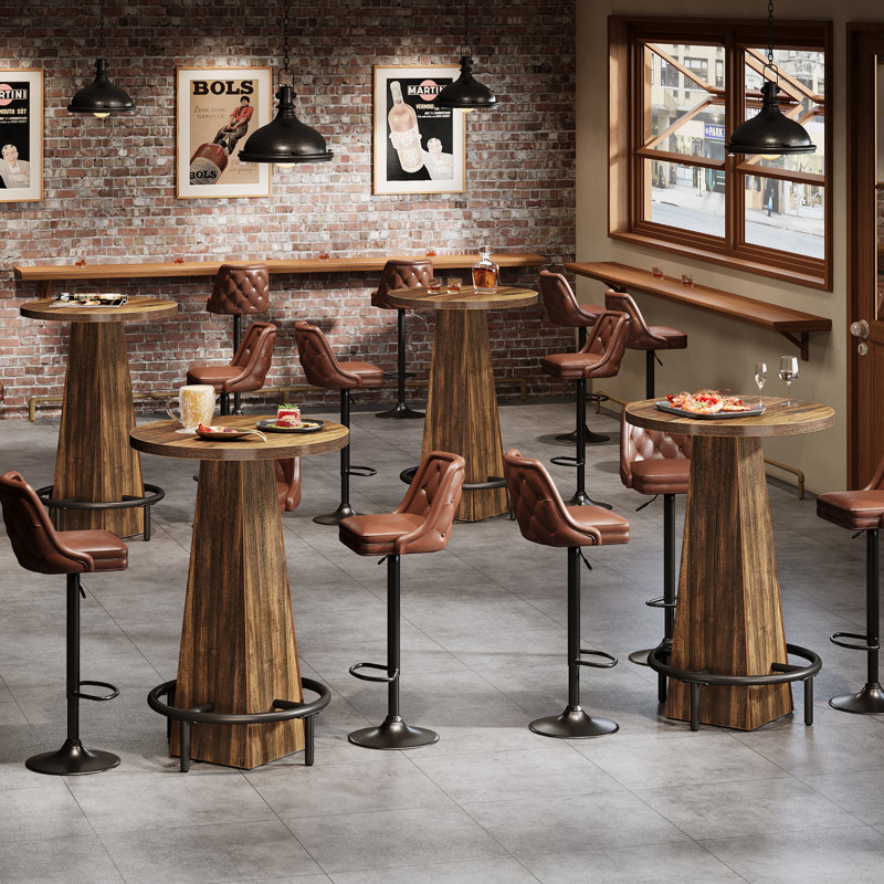Round Dining Table, Brown