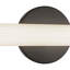 Luminaire mural / de salle de bain à DEL à intensité variable de 30 po avec diffuseur opale nervuré Vire-124959649