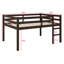 Lit mezzanine en bois avec échelle-1158495977