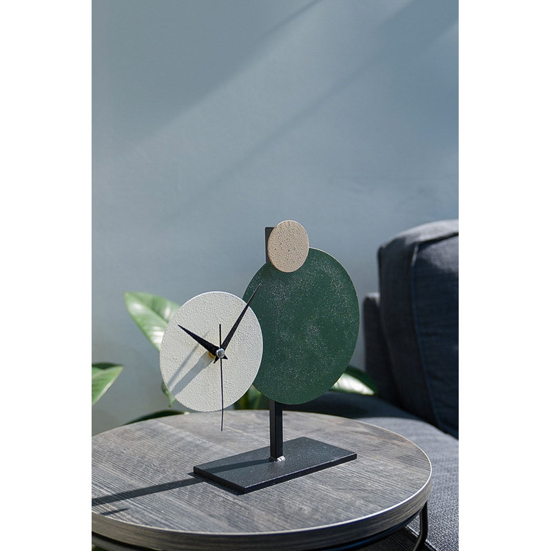 Horloge décorative, Vert